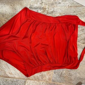Elegant Red Women's Swimsuit